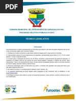 TÉCNICO LEGISLATIVO