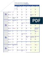 Calendario Semanal 2020