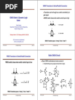 CMOS Static & Dynamic Logic Gates: NMOS Transistors in Series/Parallel Connection