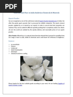 Calcite Powder Applications by RCM Minerals | PDF | Plastic | Minerals