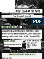 close reading lord of the flies