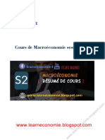 Cours de Macroéconomie Semestre 2 (Https://learneconomie - Blogspot.com)