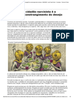 A Política Do Cidadão Narcisista É A Negação Do Constrangimento Do Desejo - 26 - 12 - 2016 - Luiz Felipe Ponde - Colunistas - Folha de S PDF
