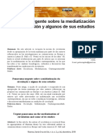 Panorama Urgente Sobre La Mediatizacion