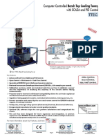 Computer Controlled Bench Top Cooling Tower, With SCADA and PID Control