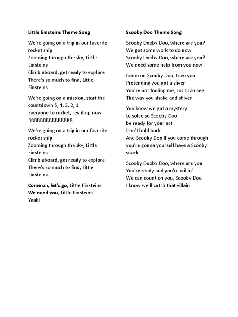 3Rd Grade Spring Musicale Songs | Pdf