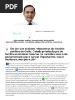 Blog do JLB - O governo Caiado