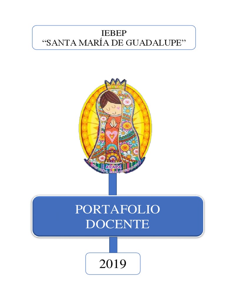 Carátula para Portafolio Docente 2025 | PDF | Salón de clases | Maestros