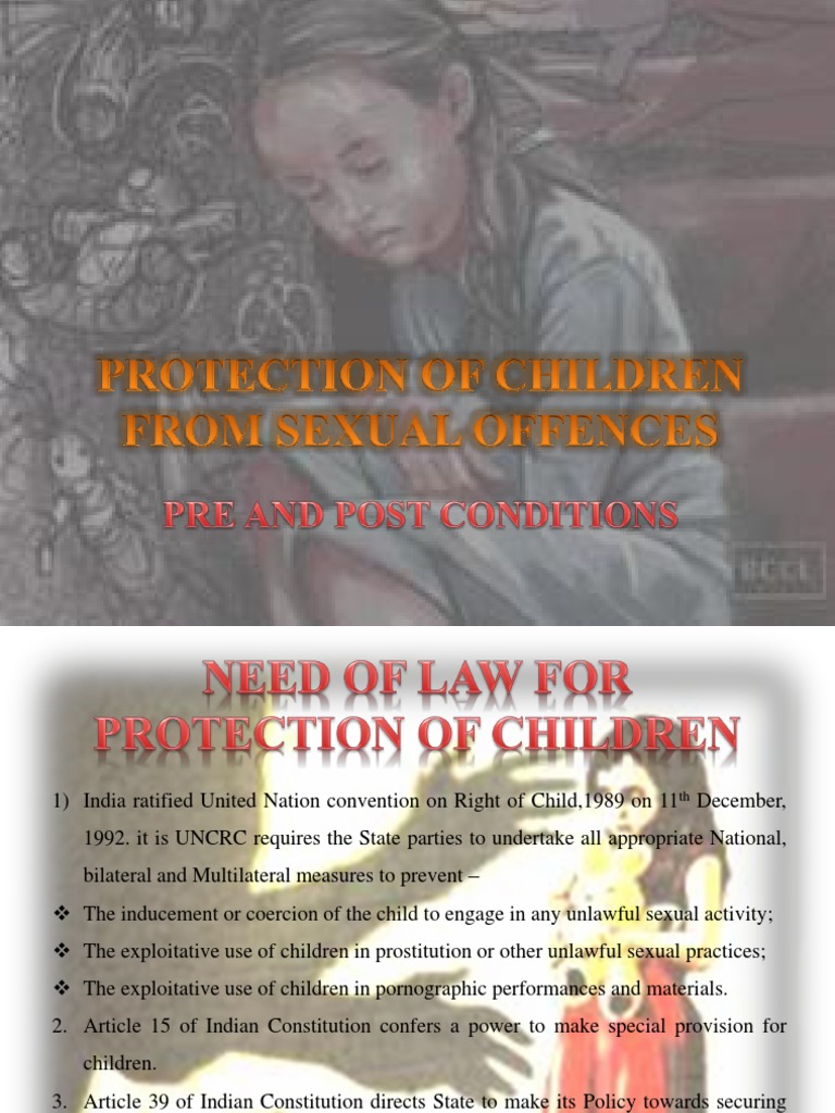Protection of Children From Sexual Offences | PDF | Sexual Assault | Rape