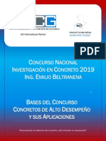 BASES CONCURSO Investigacin en Concreto 2019