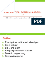 Analyzing Algorithms and Big-O Notation