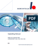 Lampu Operasi E 800, E650, E550 & E520 Operating Manual - Compressed PDF