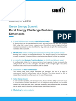 Green Energy Summit: Rural Energy Challenge Problem Statements
