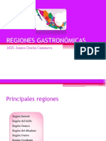 Regiones Gatronomicas