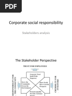 Corporate Social Responsibility: Stakeholders Analysis