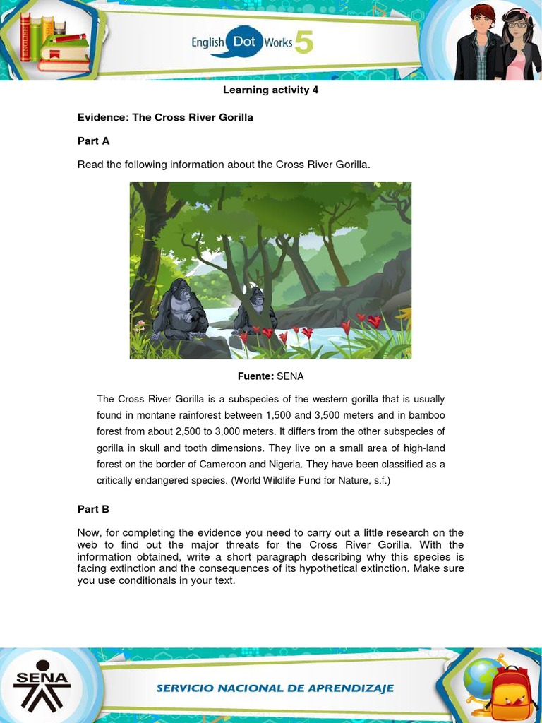 Cross River Gorilla Conservation Efforts | PDF | Gorilla | Natural ...