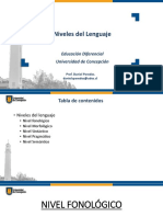 Clase 1 Niveles Del Lenguaje PDF