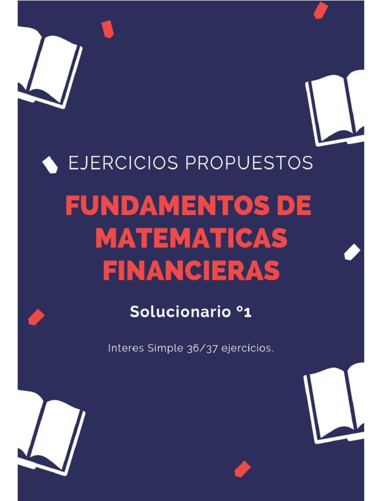 Ejercicios de Matemáticas Financieras | PDF | Interés | Tasas de interés