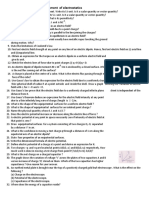 Assignment Electrostatics