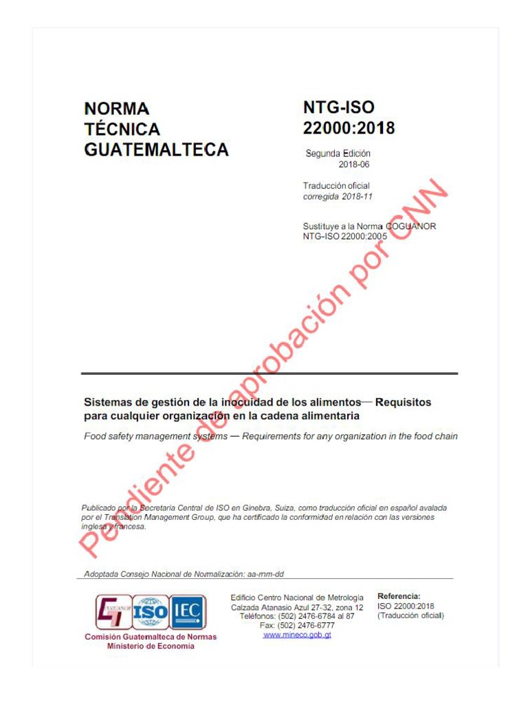 Iso 22000 2018 Completa Pdf