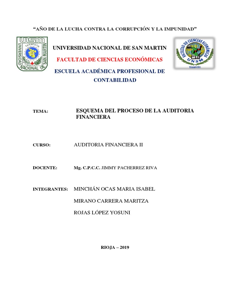Fases de la Auditoría Financiera | PDF | Auditoría | Contralor