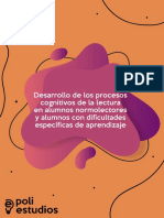 Desarrollo de Los Procesos Cognitivos de La Lectura