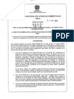 Res 1090 01 - 11 - 2013 (Licencia Ambiental) (Recuperado) PDF