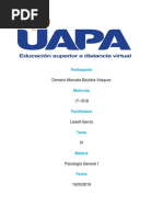 Psicología General I Tema IV