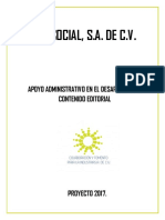 APOYO ADMINISTRATIVO EN EL DESARROLLO DEL CONTENIDO EDITORIAL PROYECTO Correcciones 1 PDF