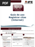 Registrar Citas(Internet)