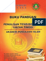 Download Buku Panduan Tesis Ijazah Tinggi Sesi 2006 by Rj Hi SN40822049 doc pdf