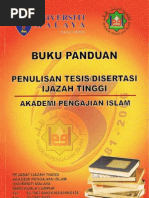 Download Buku Panduan Tesis Ijazah Tinggi Sesi 2006 by Rj Hi SN40822049 doc pdf