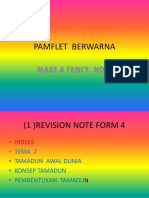 PAMFLET  BERWARNA