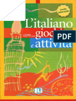 L Italiano Con Giochi e Attivita Livello Intermedio PDF