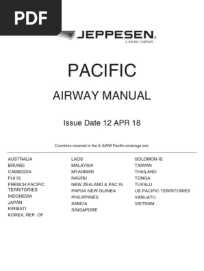 Eawm Pacific Pdf Pdf Pacific Ocean Visual Flight Rules