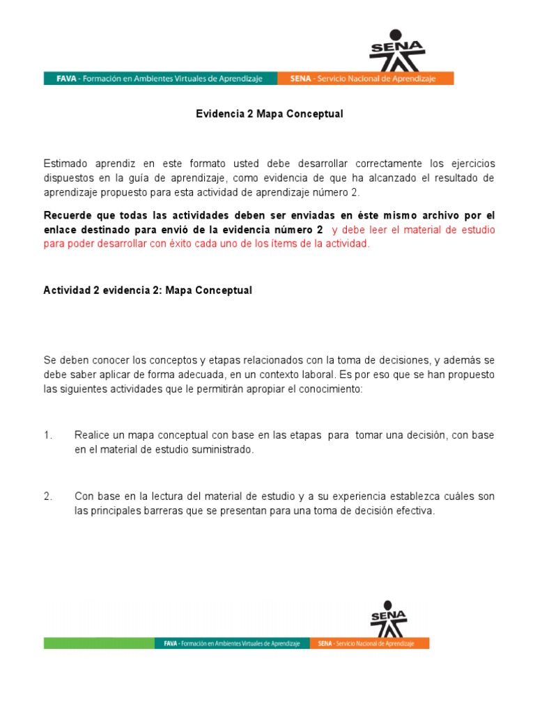 A2-Evidencia 2 Mapa Conceptual | PDF | Aprendizaje | Marketing
