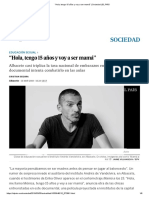 "Hola, Tengo 15 Años y Voy A Ser Mamá" - Sociedad - EL PAÍS PDF