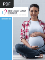 Jennifer Bush-Lawson Foundation 2018 Annual Report