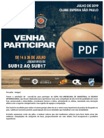 Informações - Copa Sul-Americana de Basquete (Edição São Paulo) (Reduzida)