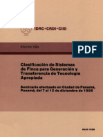 Clasificacion de Sistemas de Finca Paea Generacion y Transferencia de Energia PDF