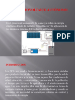 Sistema Fotovoltaico Autónomo: Explicación