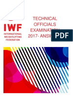 Technical Officials Examination 2017-ANSWERS