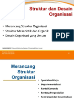 Materi 06 MAN - Struktur Dan Desain Organisasi
