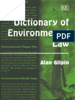 Alan Gilpin - Dictionary of Environmental Law-Edward Elgar Publishing (2001) PDF