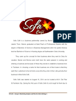 Sys 223 - Group 4: Marketing Analysis and Plan For Sofa Cafepage 1