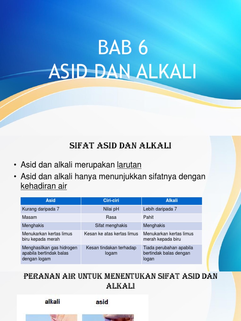 Asid Dan Alkali Sains Tingkatan 2