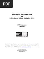 2019 Rankings and Estimates Report