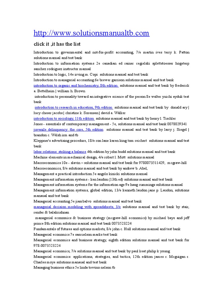 Machine intelligence overview