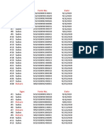 Type Form No. Date