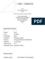 BST - CBD - MINICEX (Minggu 3) - Dr. Dr. Aloysius Suryawan, SP - Og (K)